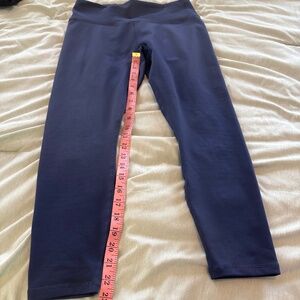 Fabletics Navy with Pink Back Crossing Leggings